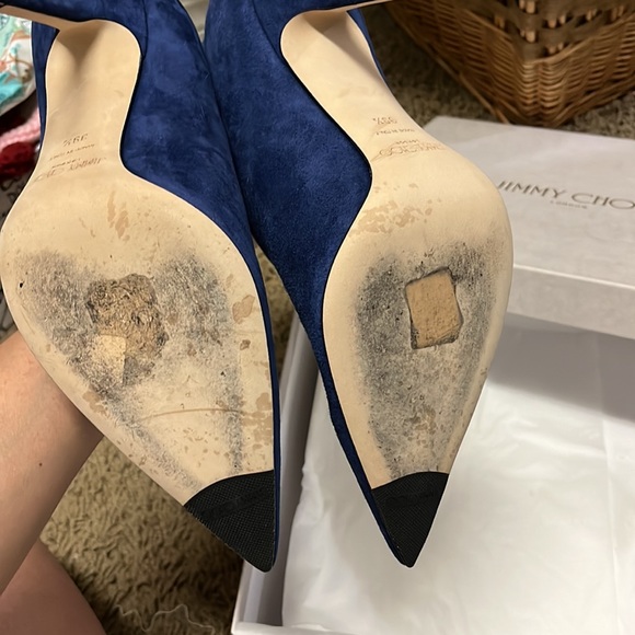 Jimmy Choo Blaize 100 Suede Boots - Picture 13 of 17